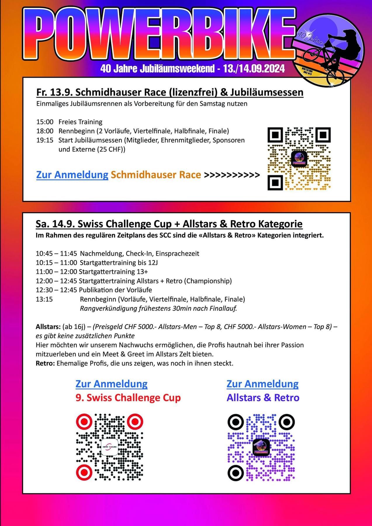 Timing Schmidhauser Race - Deutsch