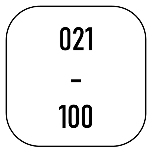 Plate 021 to 100