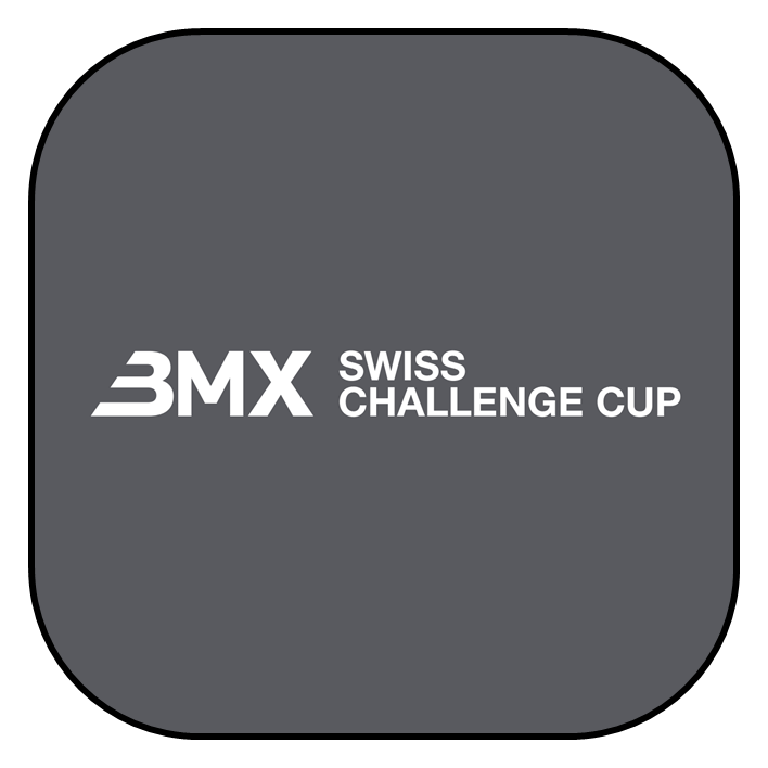Logo BMX Swiss Challenge Cup in Grey Background