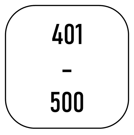 Plate 401 to 500