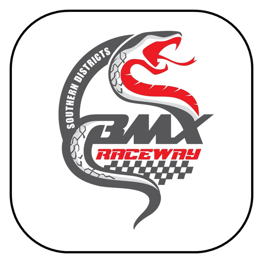 Logo for Southern Districts BMX Raceway
